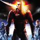 The cover art for the original Mass Effect, depicting the default male version of Commander Shepard. It would take until Mass Effect 3 for Bioware to include a “canon” version of the female Shepard on the box, but only as a reversible cover option.